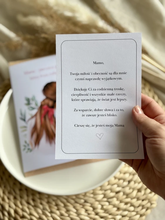 Kartka na Dzień Mamy - Pierwsza przyjaźń