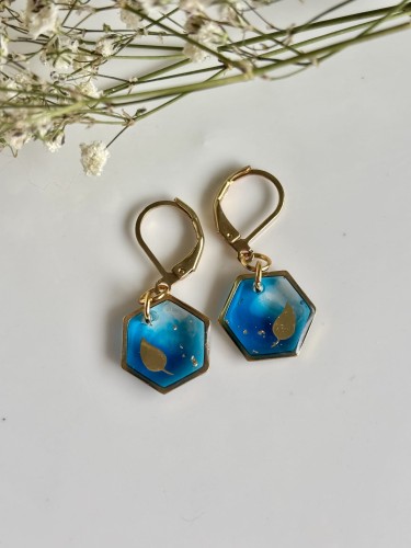 Kolczyki - Aurora Mini Hexa